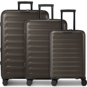 d&n Toronto 4 ruote Set di valigie 3 pezzi espandibile