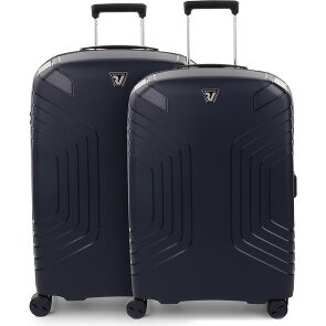 Roncato Ypsilon 4 ruote Set di valigie 2 pezzi con piega di espansione