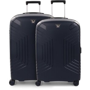 Roncato Ypsilon 4 ruote Set di valigie 2 pezzi con piega di espansione