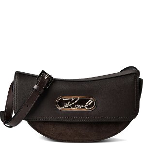 Karl Lagerfeld Signature Borsa a tracolla Vera Pelle 24.5 cm