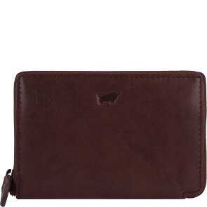 Braun Büffel Arezzo Custodia per carta di credito Protezione RFID Pelle 11.5 cm