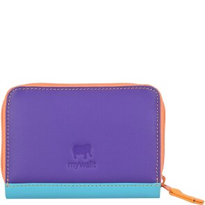 Mywalit Portacarte di credito con zip in pelle 10 cm