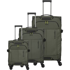 Travelite Briize 4 ruote Set di valigie 3 pezzi con piega di espansione