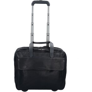 Harold's Ivy Lane 2 ruote Trolley business Vera Pelle 36 cm Vano porta PC