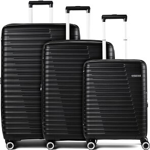 American Tourister Roadrush 4 ruote Set di valigie 3 pezzi espandibile