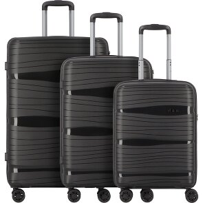 d&n Travel Line 4300 4 ruote Set di valigie 3 pezzi