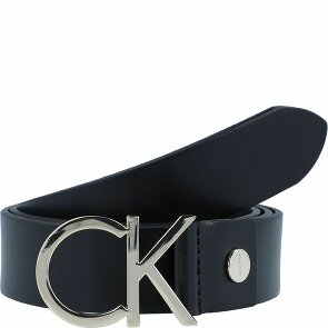 Calvin Klein Cintura con logo CK in pelle