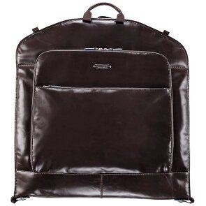 Piquadro Borsa porta abiti quadrata blu in pelle 55 cm
