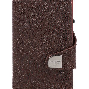 Tru Virtu Custodia per carte di credito Click & Slide Portafoglio RFID in pelle 6,5 cm