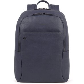 Piquadro Zaini quadrati neri in pelle 44 cm Scomparto per laptop