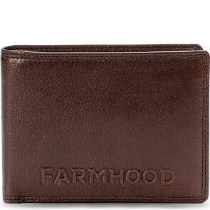 Farmhood Memphis Portafoglio Protezione RFID Vera Pelle 12.5 cm