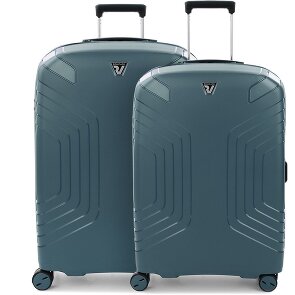 Roncato Ypsilon 4 ruote Set di valigie 2 pezzi con piega di espansione