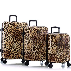 Heys Black Camo 4 ruote Set di valigie 3 pezzi con piega di espansione