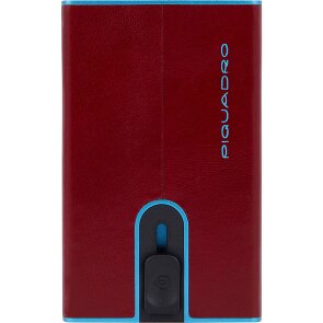 Piquadro Black Square Custodia per carta di credito Protezione RFID Pelle 6 cm