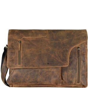 Greenburry Borsa Revolver vintage a tracolla in pelle 40 cm Greenburry Borsa Revolver vintage a tracolla in pelle 40 cm