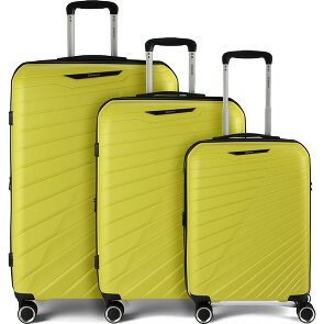 Benzi 5808 4 ruote Set di valigie 3 pezzi con piega di espansione