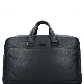 Piquadro Borsa da viaggio quadrata blu in pelle 52 cm