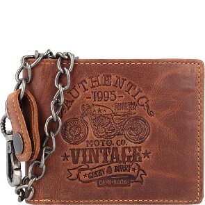 Greenburry Portafoglio Vintage Cafe Racer RFID in pelle 12 cm
