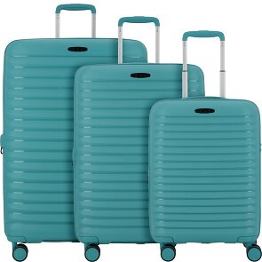d&n Travel Line 4500 4 ruote Set di valigie 3 pezzi con piega di espansione d&n Travel Line 4500 4 ruote Set di valigie 3 pezzi con piega di espansione