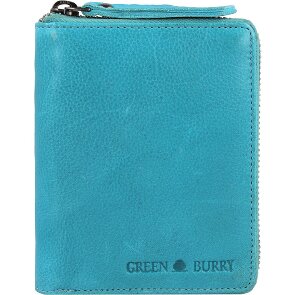 Greenburry Portafoglio in pelle lavata vintage 10 cm