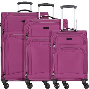 d&n Travel Line 9204 4 ruote Set di valigie 3 pezzi espandibile