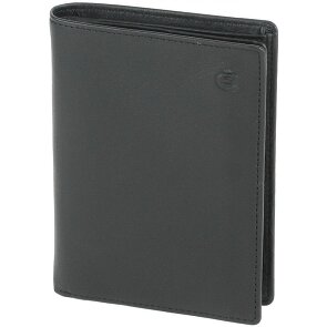 Esquire Portafoglio con logo in pelle 9 cm
