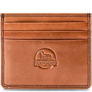Farmhood Memphis Custodia per carta di credito Protezione RFID Vera Pelle 10 cm