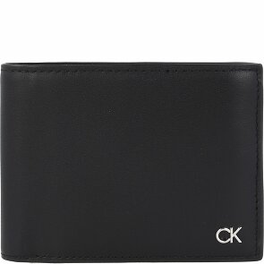 Calvin Klein Metal CK Portafoglio Protezione RFID Pelle 13 cm