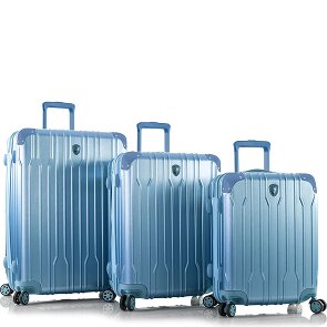 Heys Xtrak 4 ruote Set di valigie 3 pezzi con piega di espansione