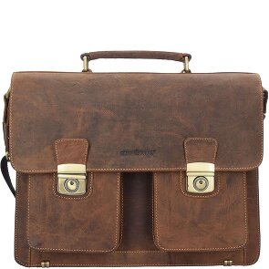 Greenburry Cartella vintage in pelle 40 cm