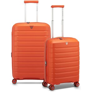 Roncato B-Flying 4 ruote Set di valigie 2 pezzi con piega di espansione