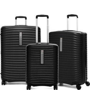 MODO by Roncato Vega 4 ruote Set di valigie 3 pezzi con piega di espansione