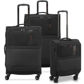 Roncato Metropolitan 4 ruote Set di valigie 3 pezzi con piega di espansione