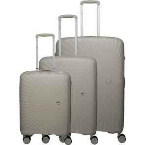 Travelite Tamaris x  Voyaage 4 ruote Set di valigie 3 pezzi con piega di espansione