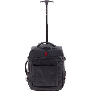 Gladiator 1400 2 ruote Zaino trolley 40 cm Scomparto per laptop con piega di espansione