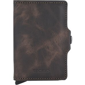 Secrid Twinwallet Porta carte di credito vintage RFID in pelle 6,5 cm