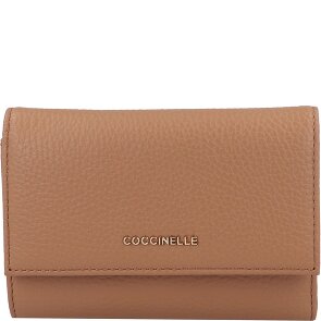 Coccinelle Portafoglio morbido in pelle metallizzata 14 cm Coccinelle Portafoglio morbido in pelle metallizzata 14 cm