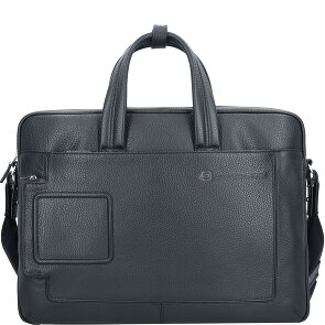 Piquadro Cartella in pelle con scomparto per laptop da 44 cm