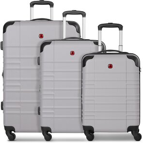 Wenger Amplar Evo 4 ruote Set di valigie 3 pezzi con piega di espansione Wenger Amplar Evo 4 ruote Set di valigie 3 pezzi con piega di espansione