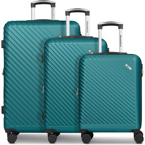 Check.In Paradise 2.0 4 ruote Set di valigie 3 pezzi espandibile