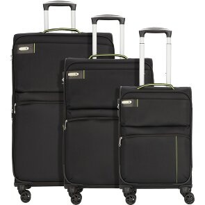 d&n Travel Line 6704 4 ruote Set di valigie 3 pezzi