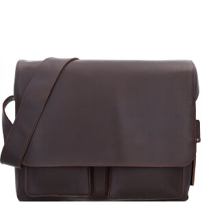 aunts & uncles Hunter Nick Messenger in pelle 37 cm scomparto per laptop