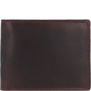Jack Kinsky Monterey 101 Portafoglio Protezione RFID Pelle 13 cm
