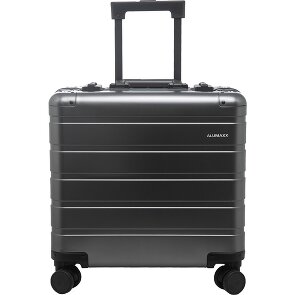 Alumaxx Trolley pilota Gravity a 4 ruote in Alluminio, 44 cm, con scomparto per laptop