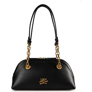 Karl Lagerfeld Autograph Borsa a spalla Vera Pelle 30 cm