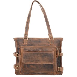 Greenburry Borsa a tracolla vintage in pelle 36 cm