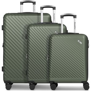 Check.In Paradise 2.0 4 ruote Set di valigie 3 pezzi espandibile