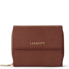Lazarotti Portafoglio Bologna in pelle con chiusura a zip, 12 cm