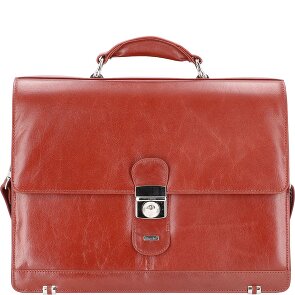 Alassio Cartella in pelle Mocca 38 cm scomparto per laptop
