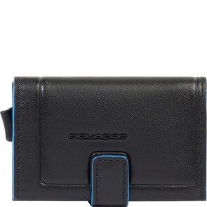 Piquadro Atlas Custodia per carta di credito Protezione RFID Vera Pelle 10 cm